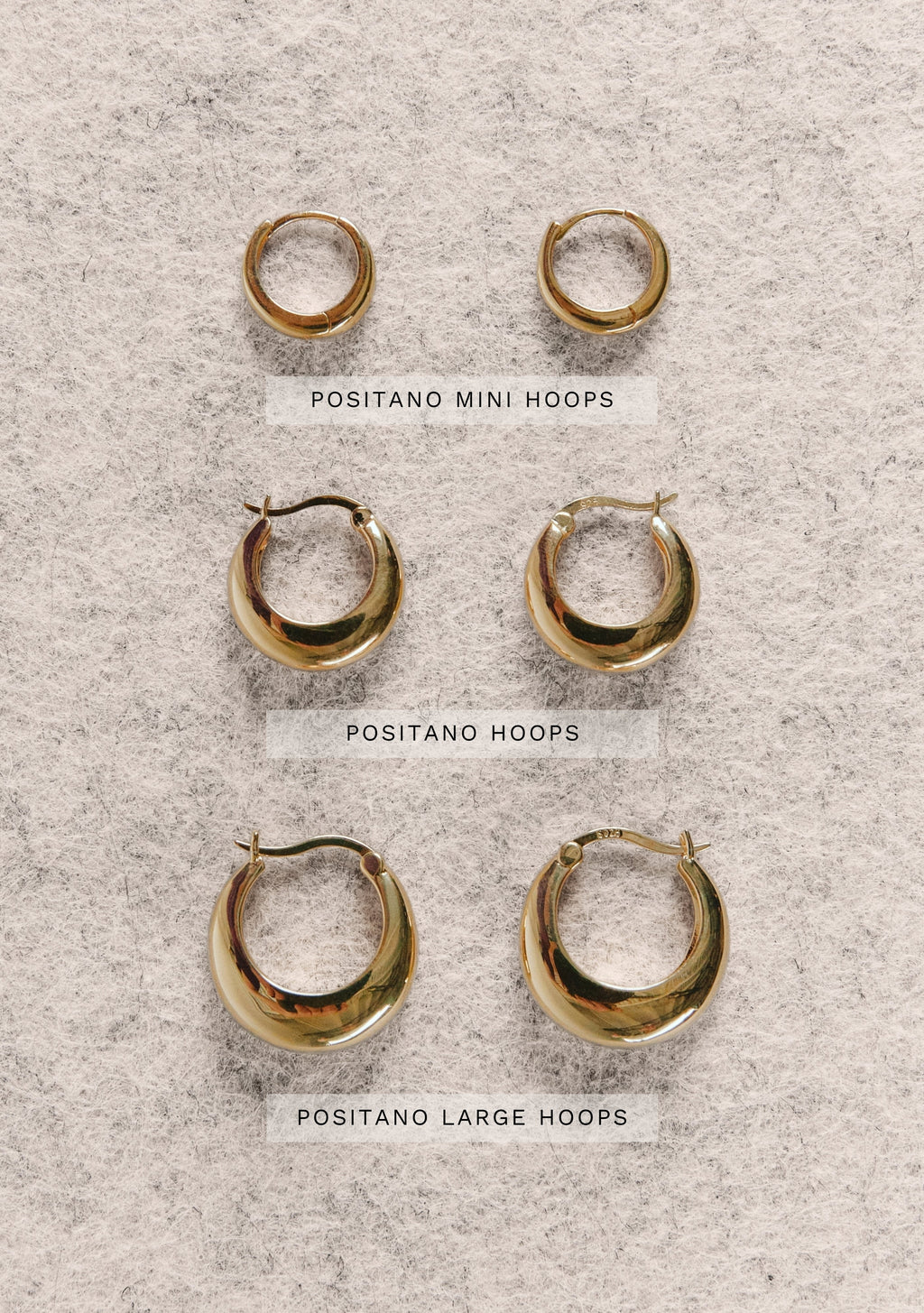 Positano Hoop - Single - Silver