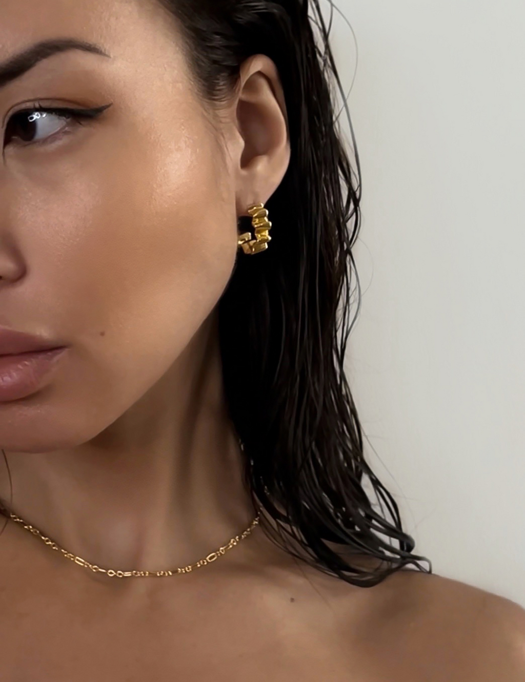 Franca Hoops - Gold