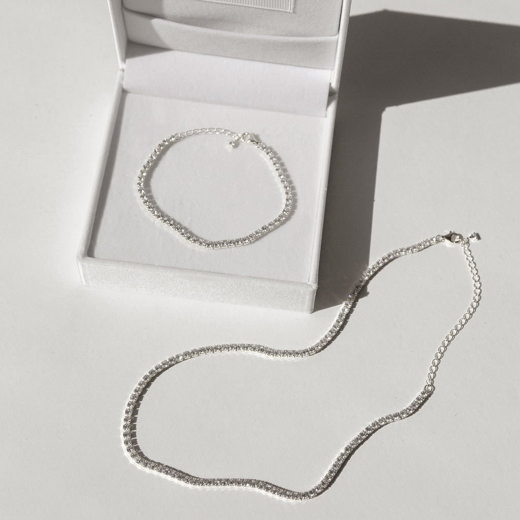 The Aspen Tennis Set - Silver