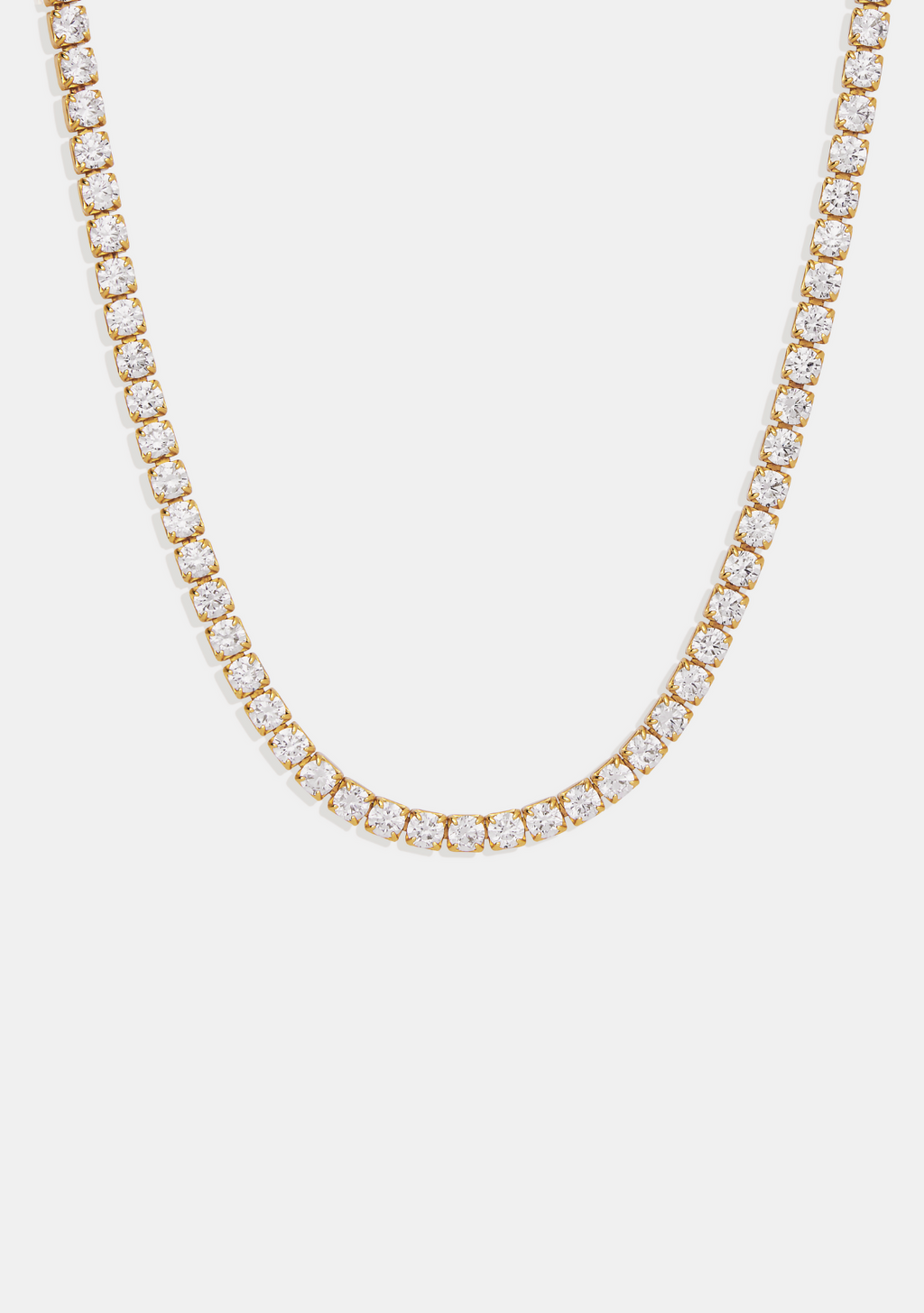Aspen Tennis Necklace - Gold