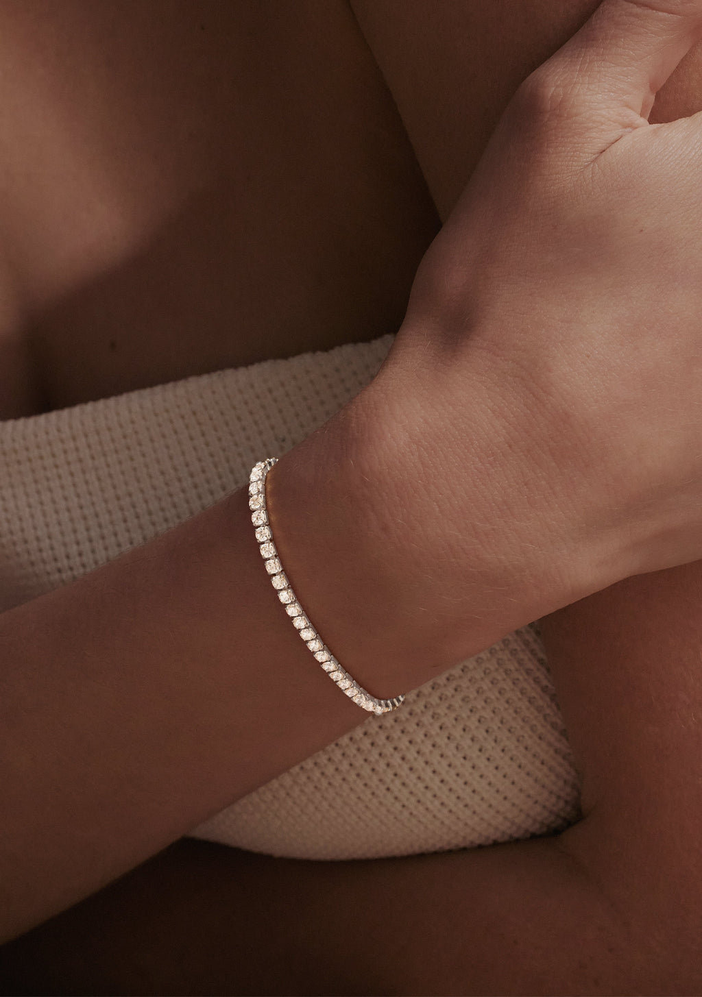 Aspen Tennis Bracelet - Silver