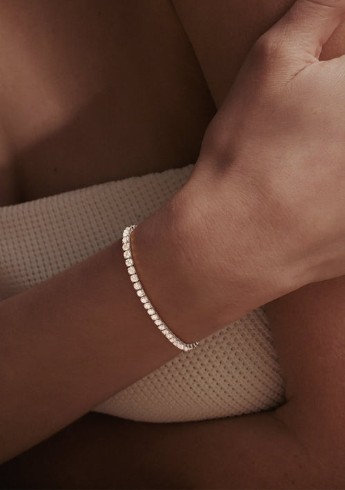 Aspen Tennis Bracelet - Silver