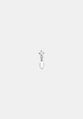 Aspen Mini Drop Earring - Single - Silver