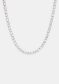 Aspen Tennis Necklace - Silver