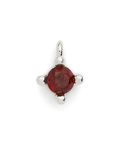 Birthstone Charm - Silver