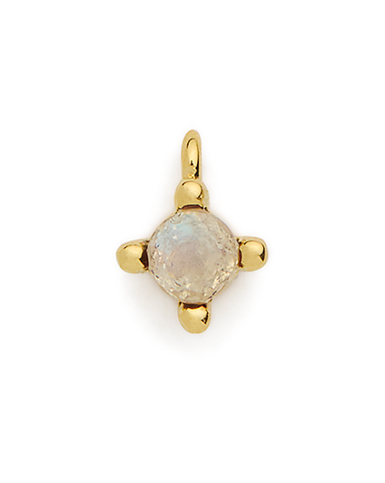 Birthstone Charm - Gold