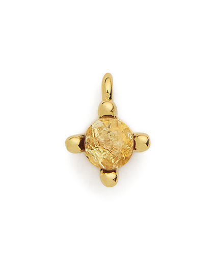 Birthstone Charm - Gold