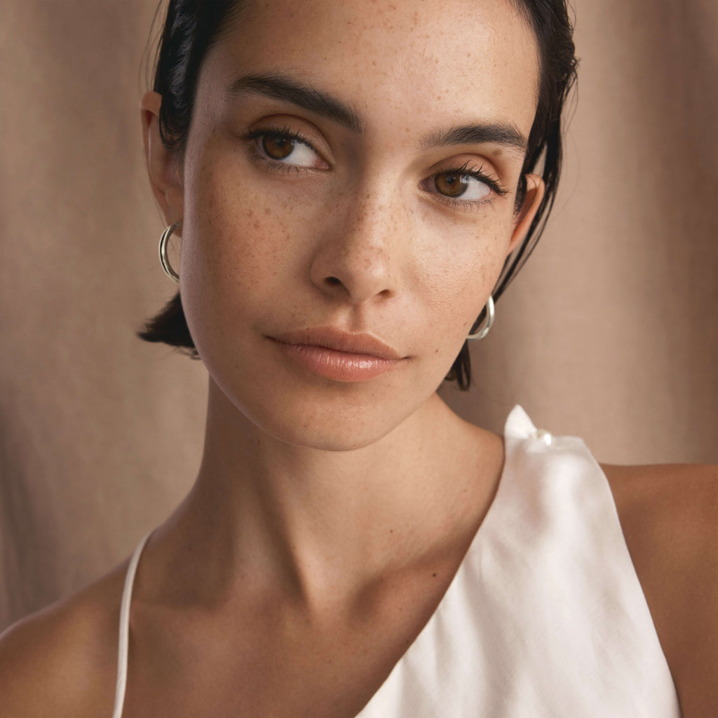 Classic Hoops Medium - Silver