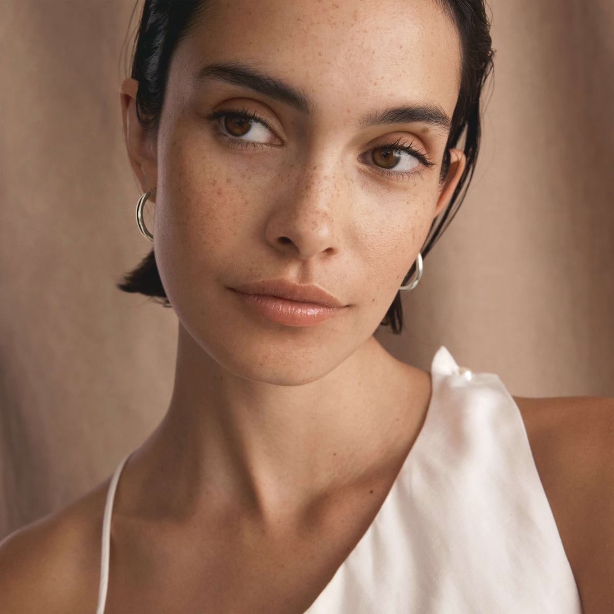 Classic Hoops Medium - Silver