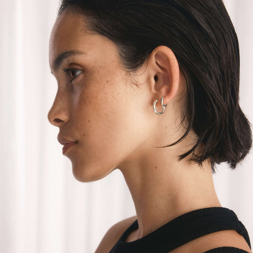 Classic Hoops Small - Silver