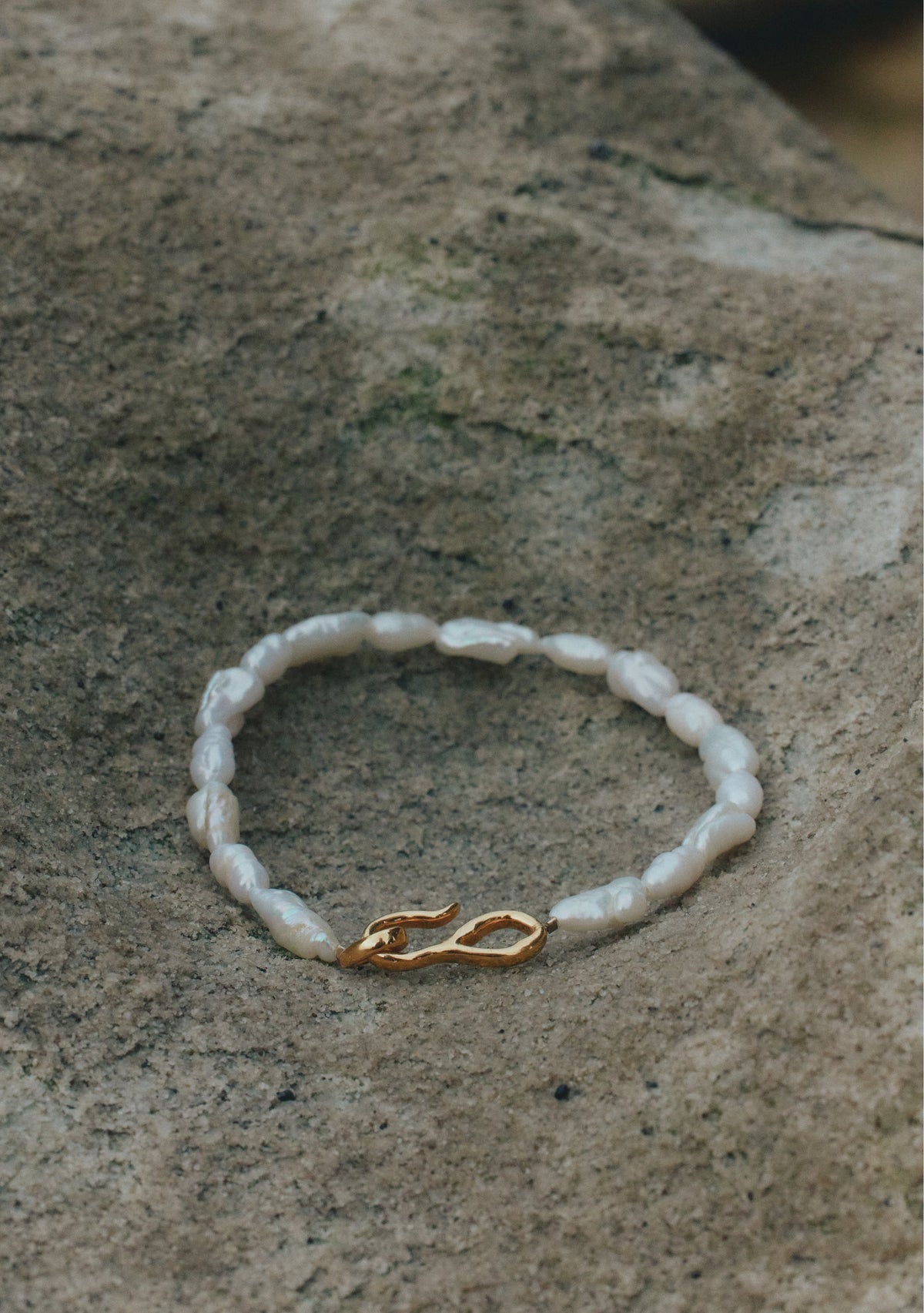 Cielo Pearl Bracelet - Gold