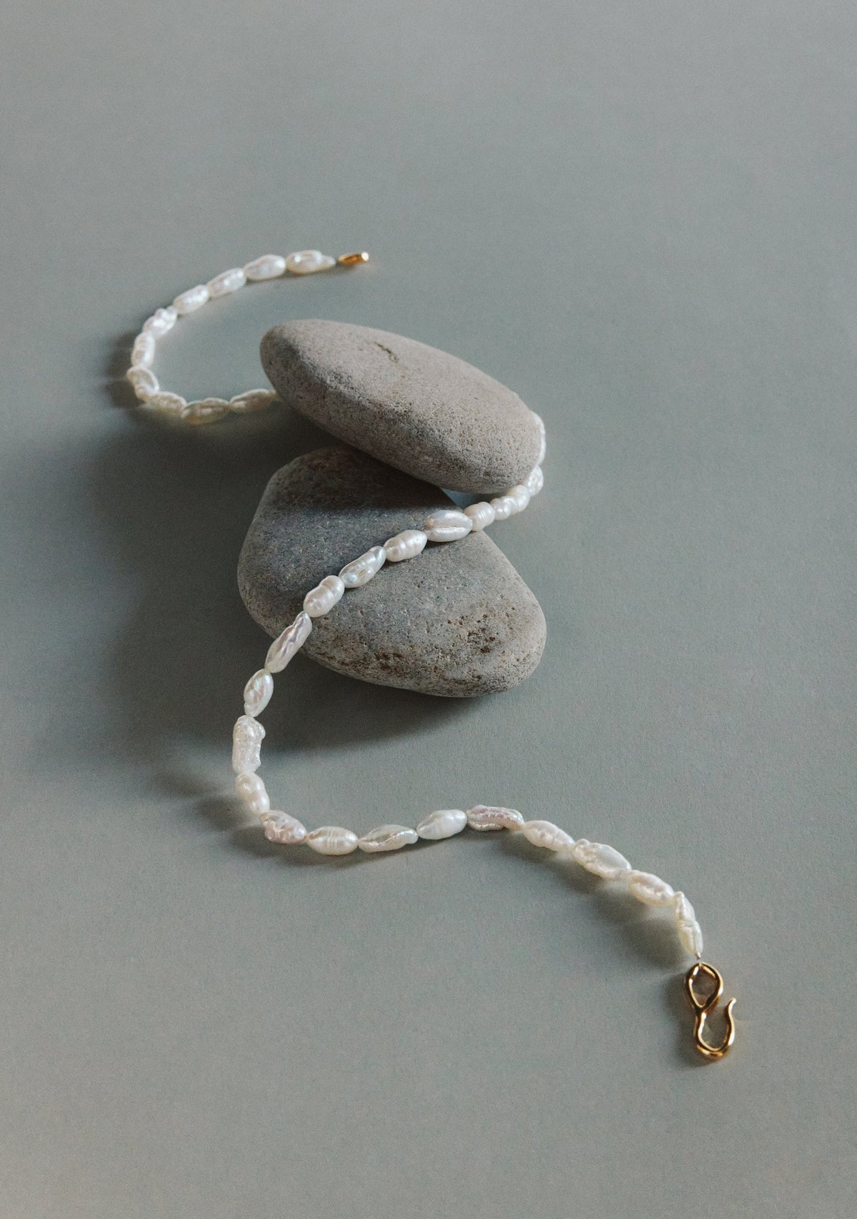 Cielo Pearl Necklace - Gold