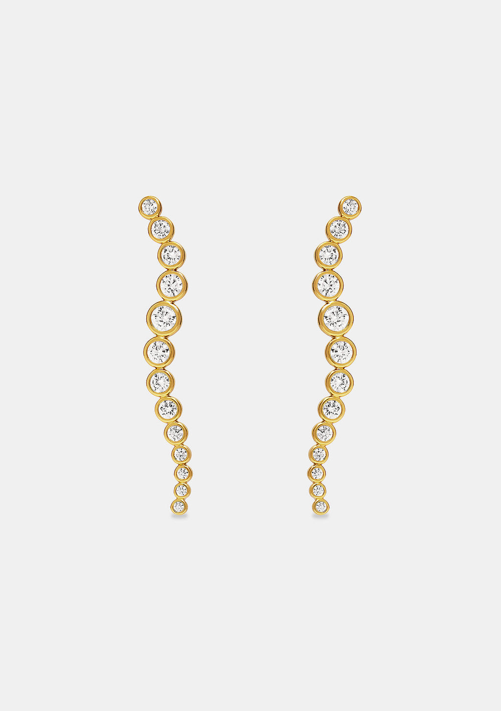 Crescendo Drop Earrings - Gold