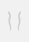 Crescendo Drop Earrings - Silver