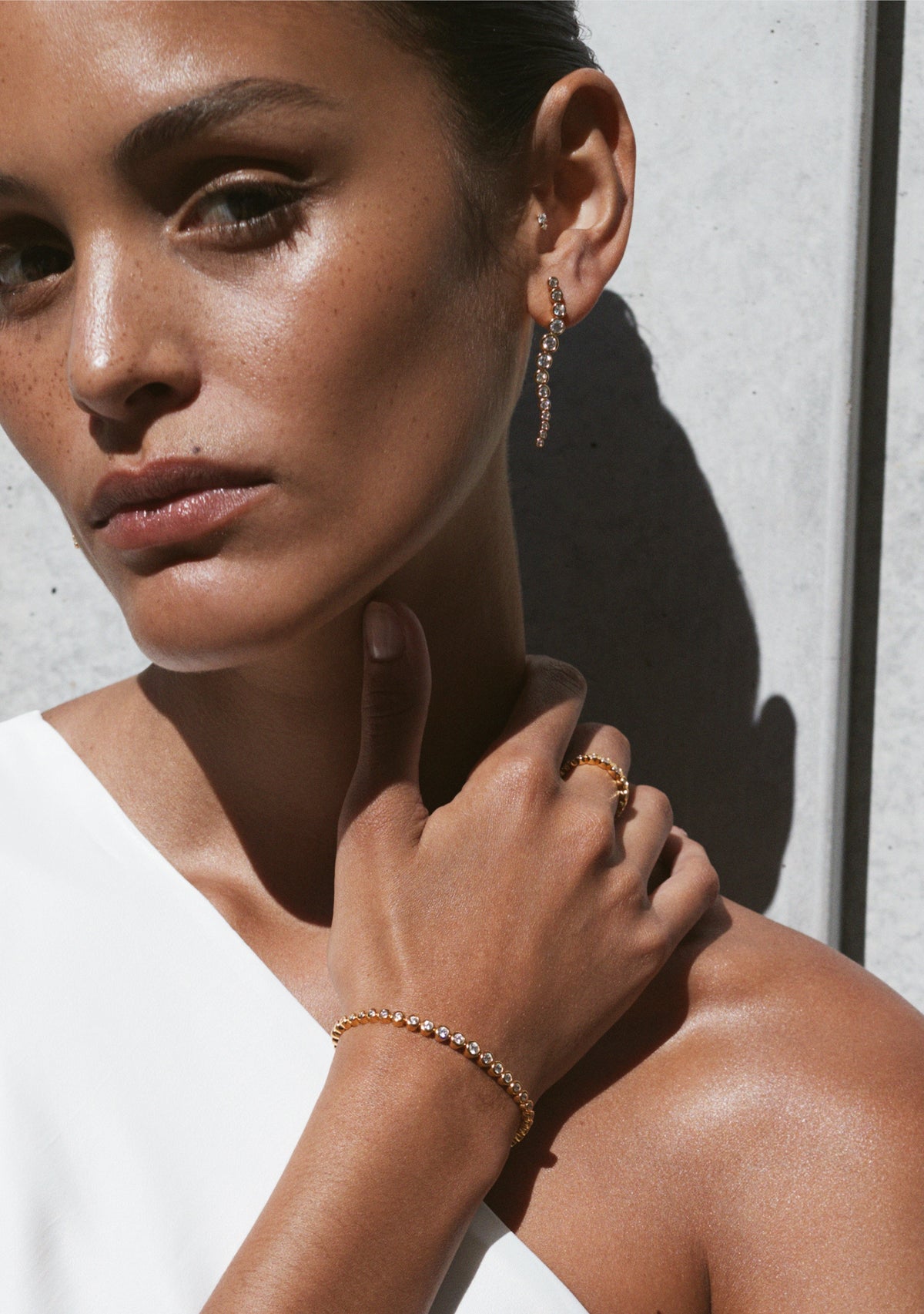 Crescendo Tennis Bracelet - Gold