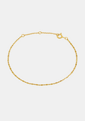 Dash Dot Chain Bracelet - Gold