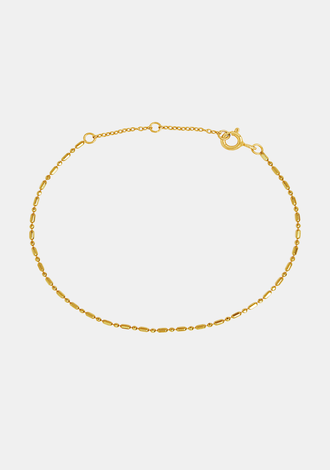 Dash Dot Chain Bracelet - Gold