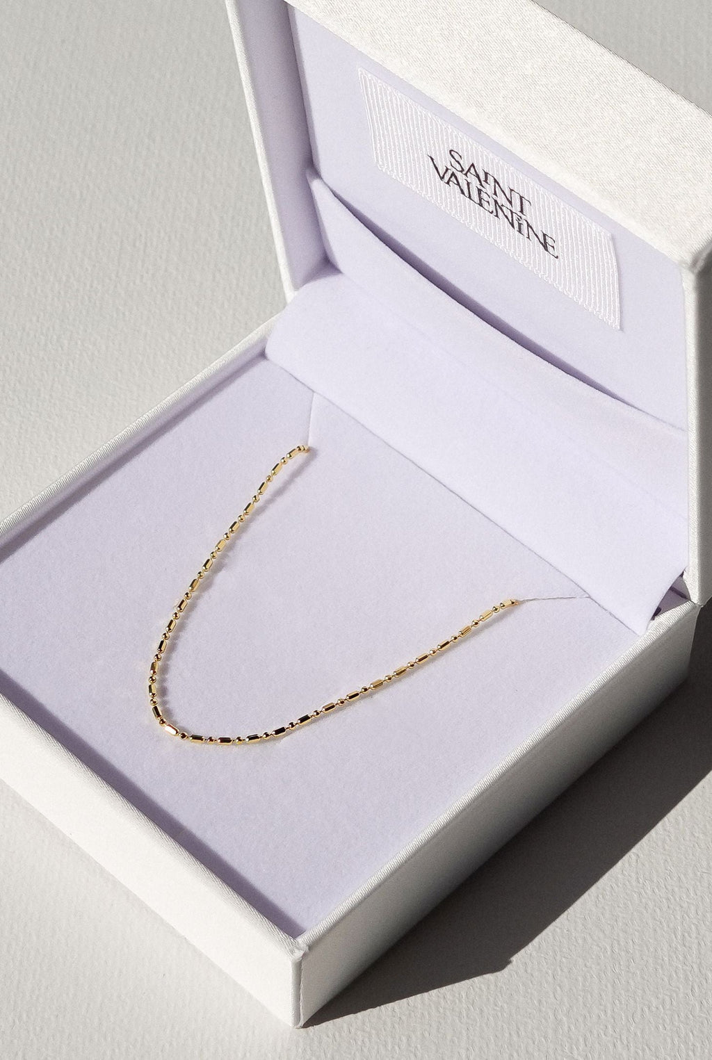 Dash Dot Chain Necklace - Gold