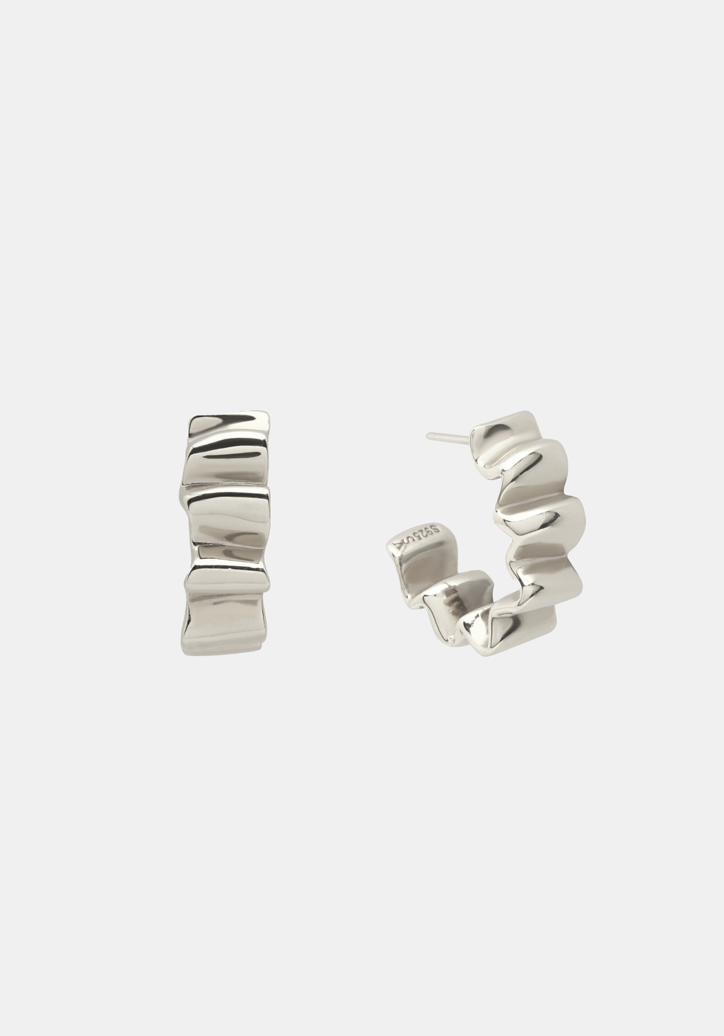 Franca Hoops - Silver