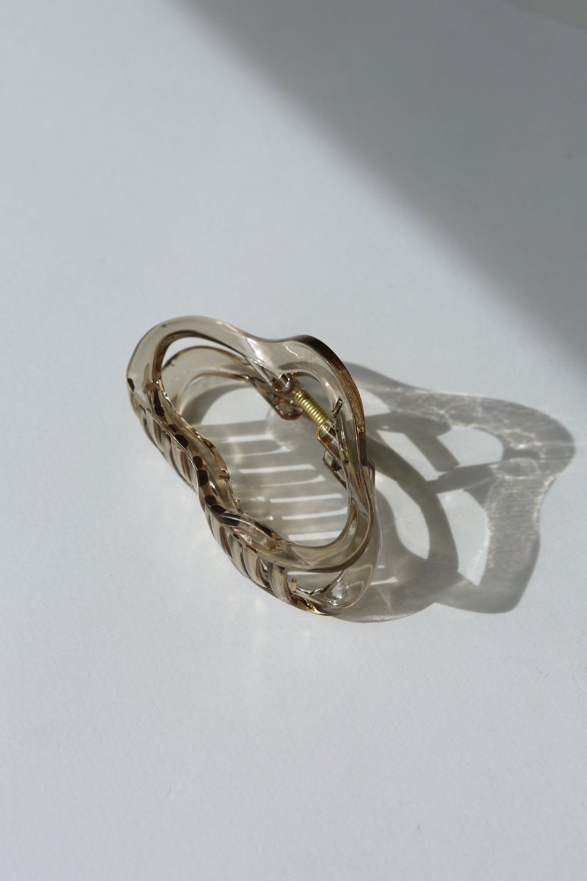 Cloud Hair Claw - Clear Grey