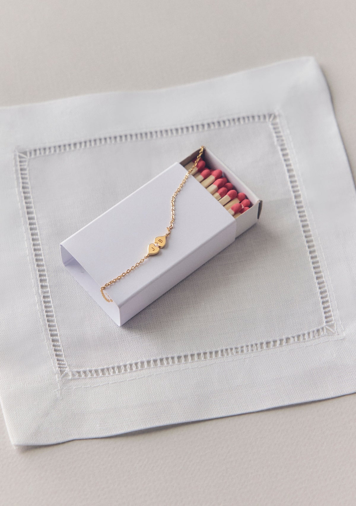 Heart Connection Bracelet - Gold