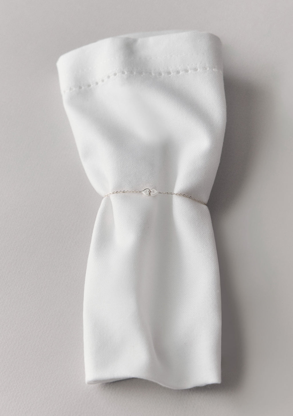 Heart Connection Bracelet - Silver