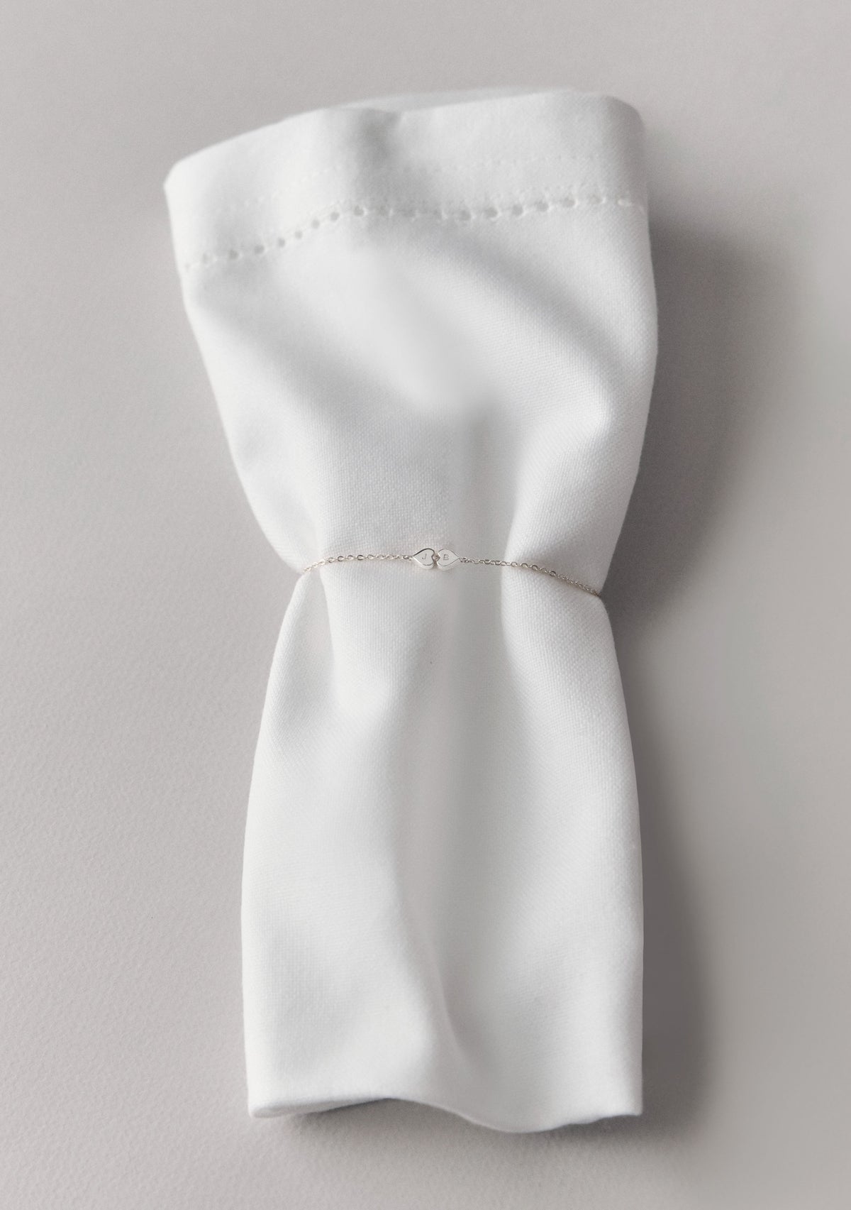 Heart Connection Bracelet - Silver