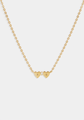 Heart Connection Necklace - Gold