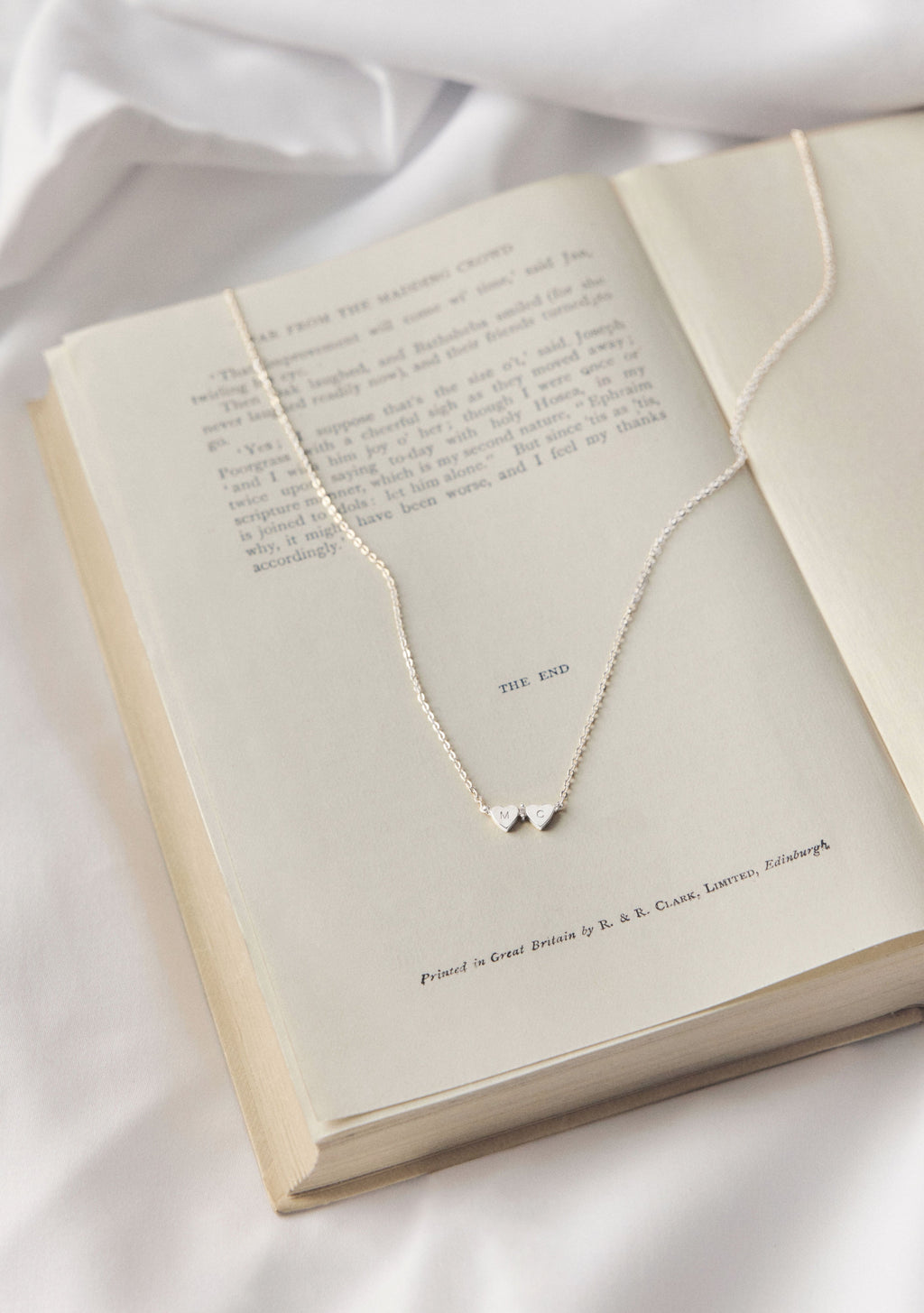 Heart Connection Necklace - Silver