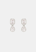 Lineaire Drop Earrings - Silver