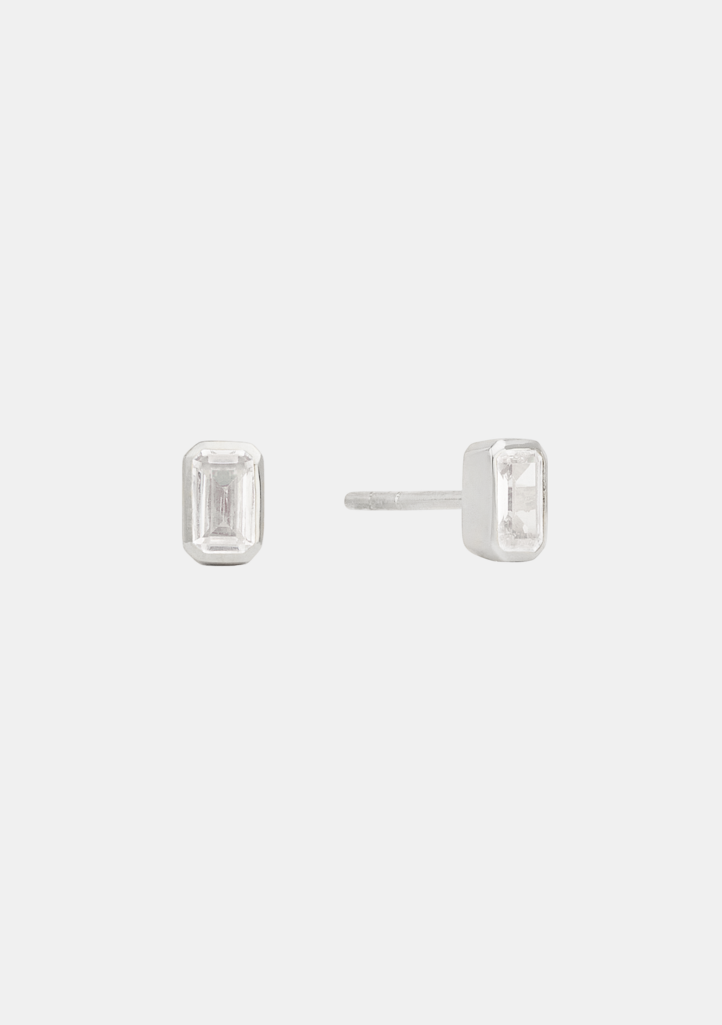 Lineaire Studs - Silver