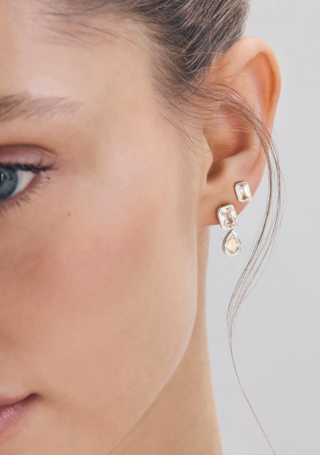Lineaire Studs - Silver