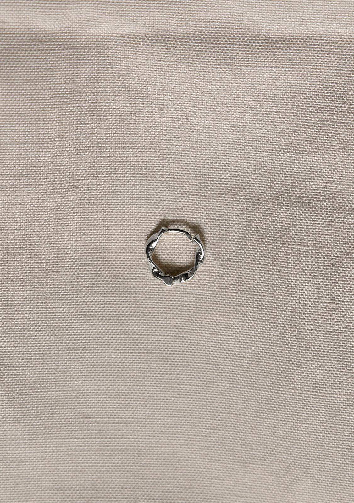 Lisbon Huggie - Single - Silver