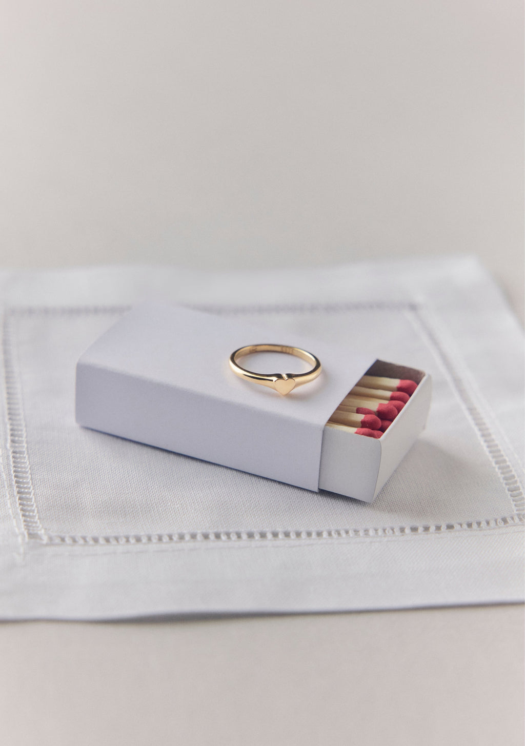 Love Letter Signet Ring - Gold