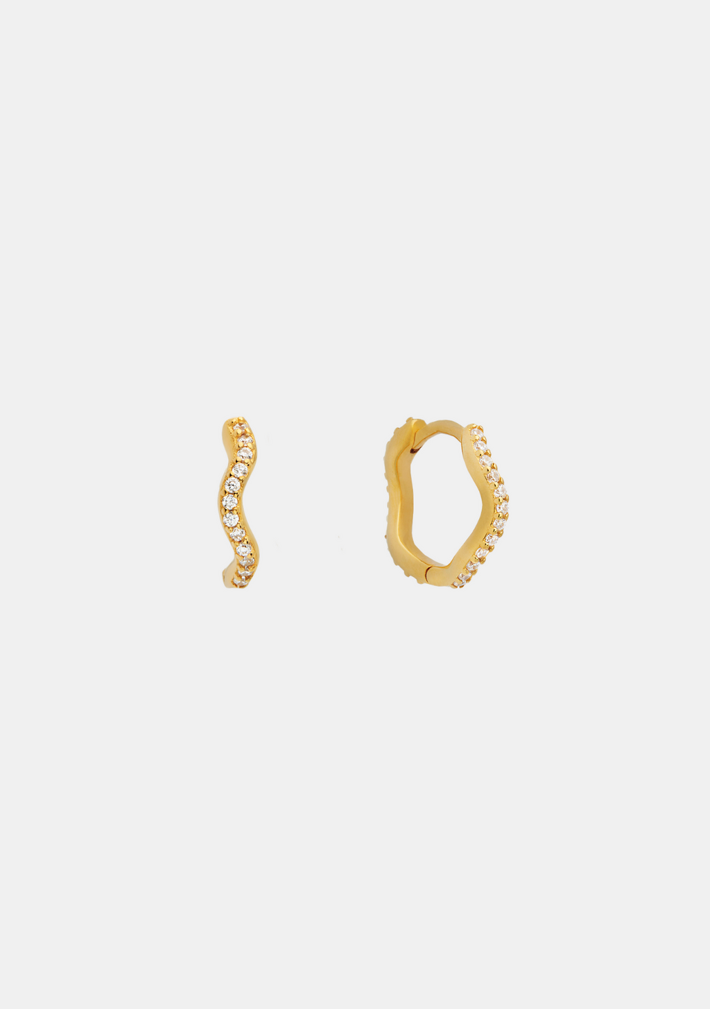 Luna Wave Huggies - Gold
