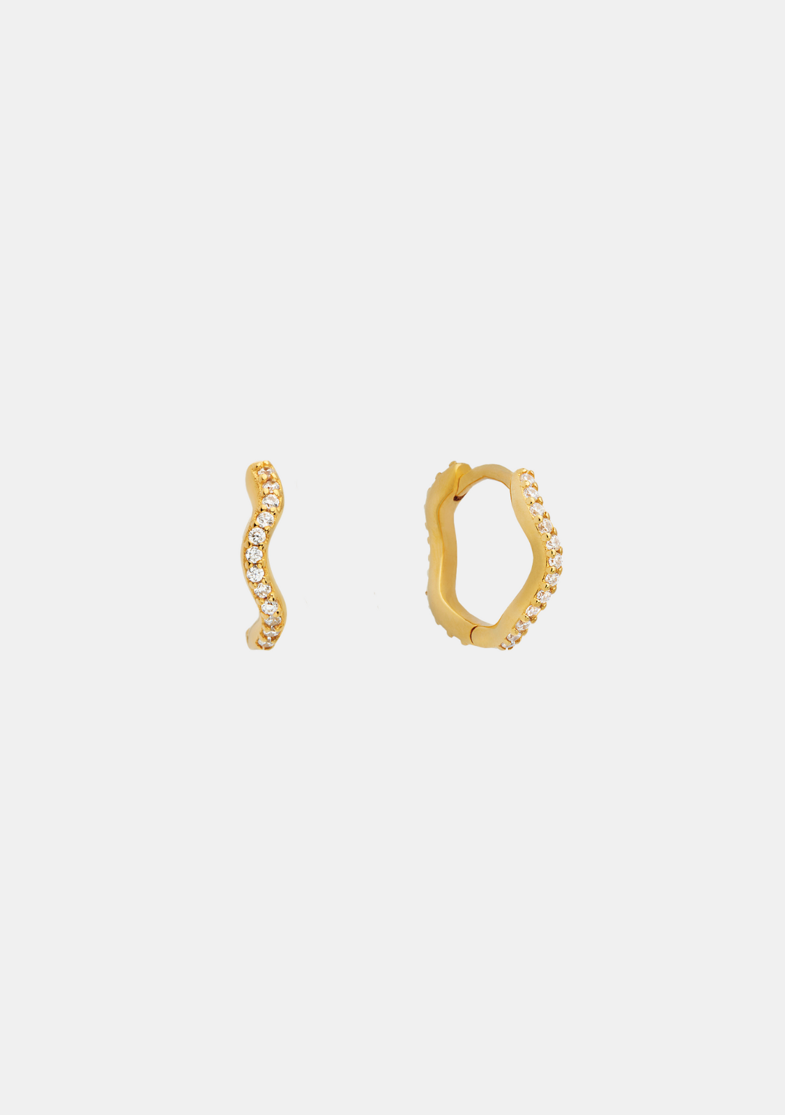 Luna Wave Huggies - Gold