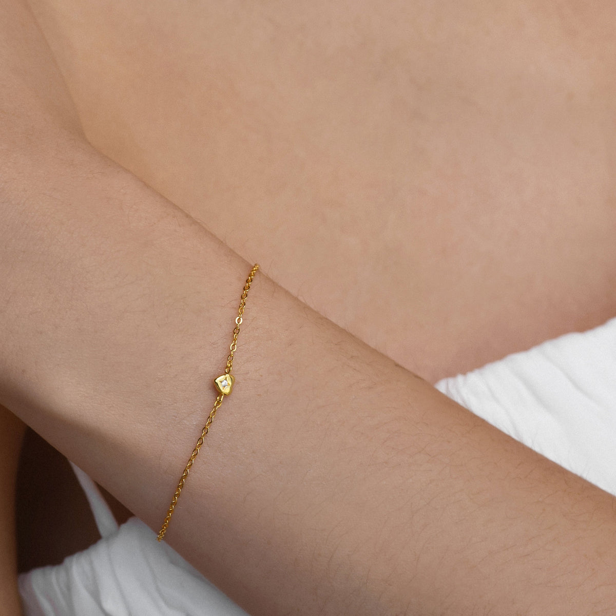 The Mini Heart Duo Set - Gold