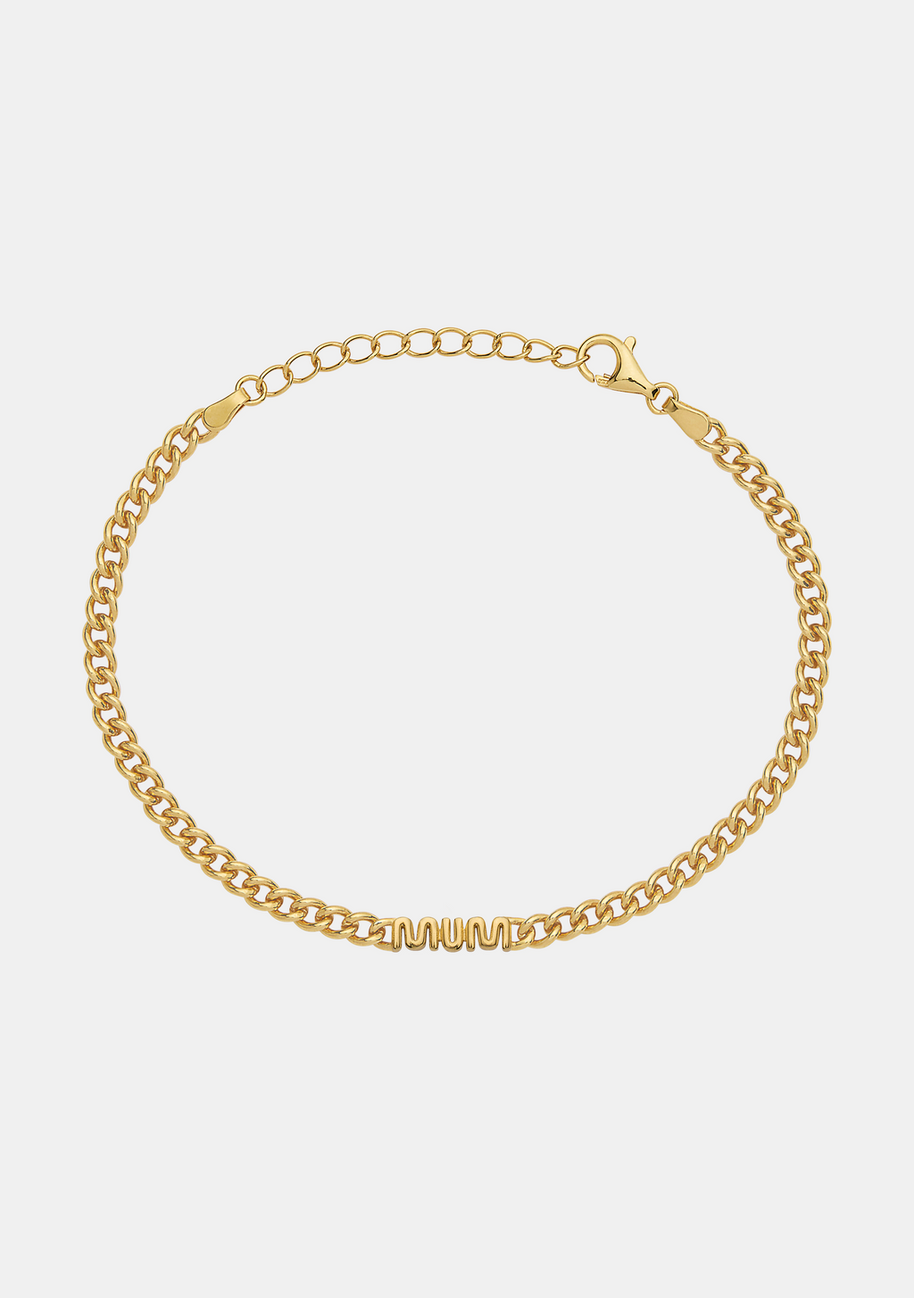 MUM Chain Bracelet - Gold