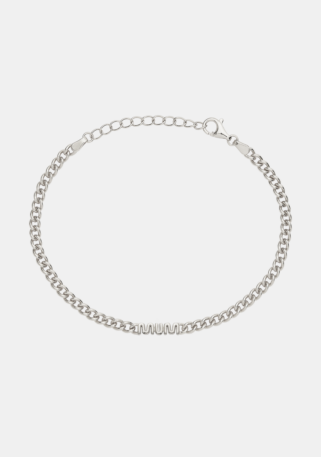 MUM Chain Bracelet - Silver