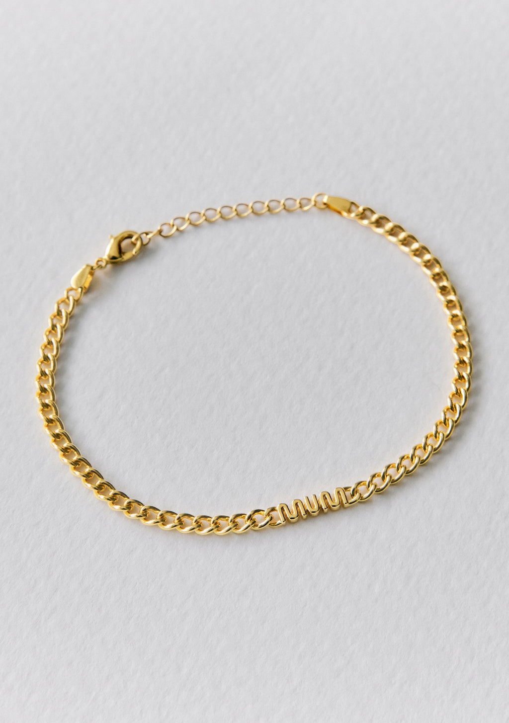 MUM Chain Bracelet - Gold