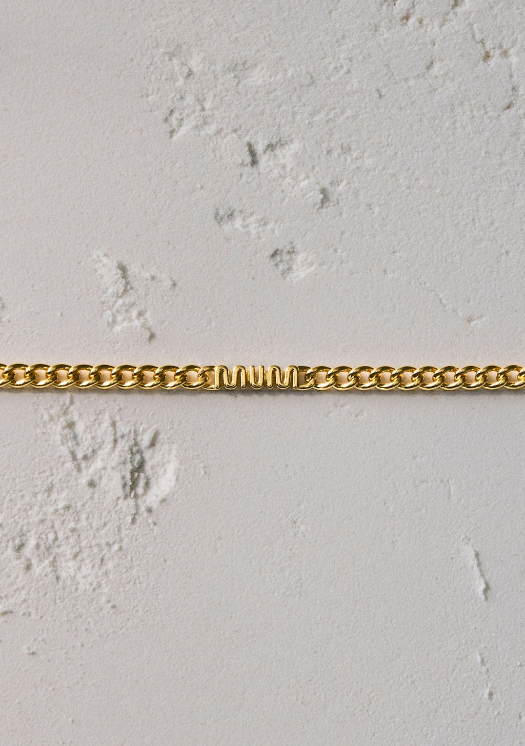 MUM Chain Bracelet - Gold