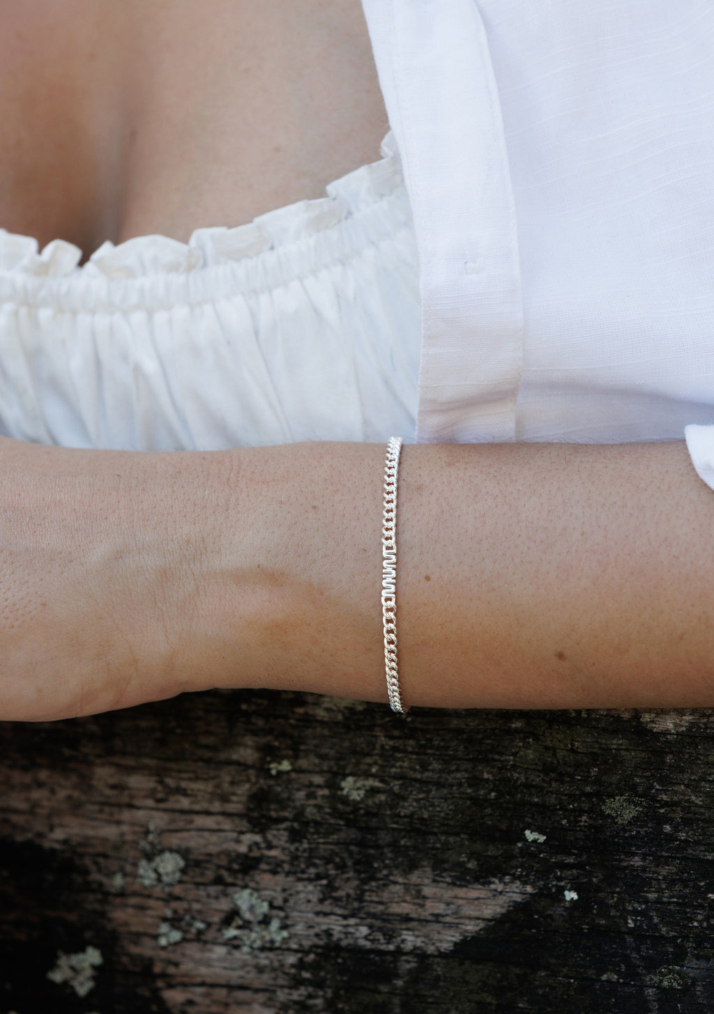 MUM Chain Bracelet - Silver