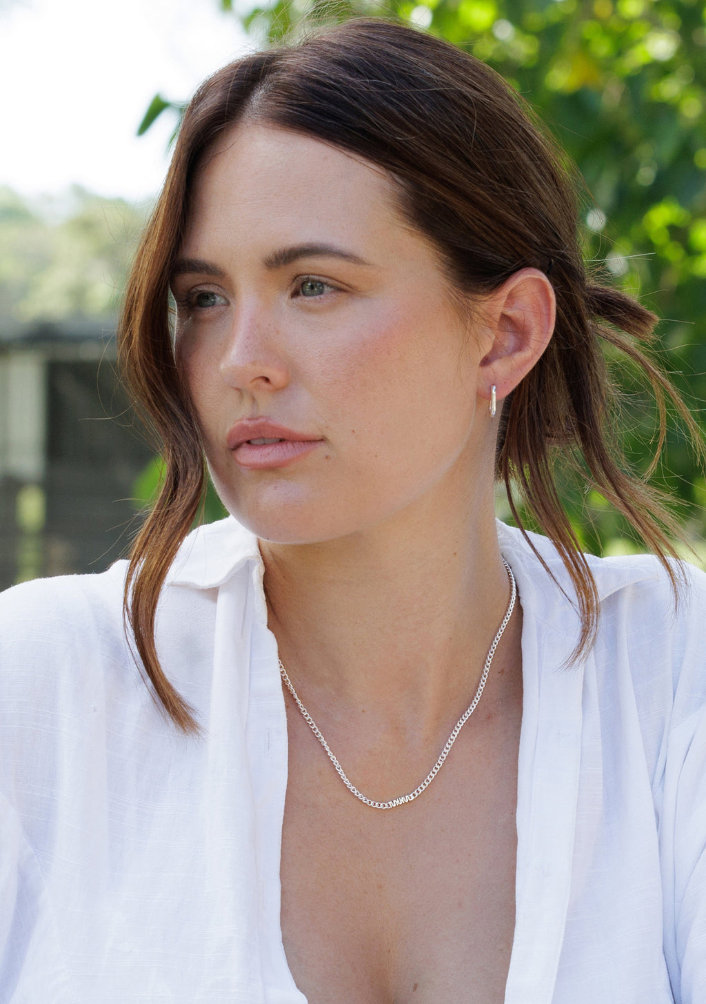 MUM Chain Necklace - Silver