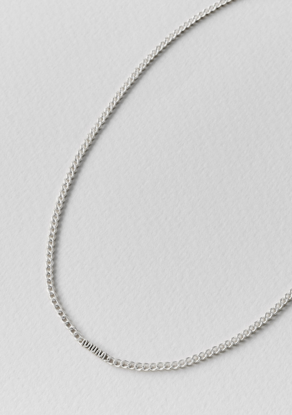 MUM Chain Necklace - Silver