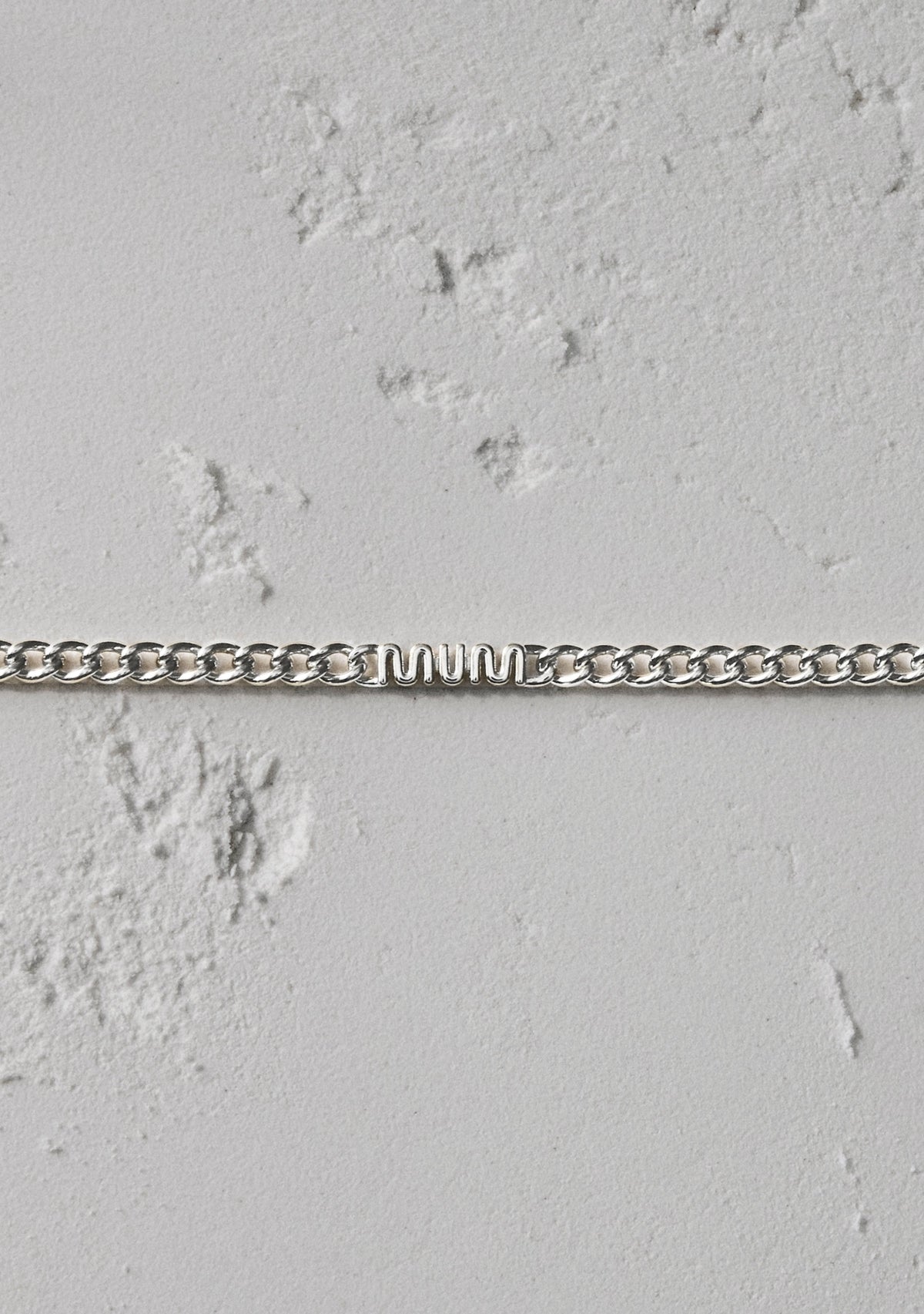MUM Chain Necklace - Silver