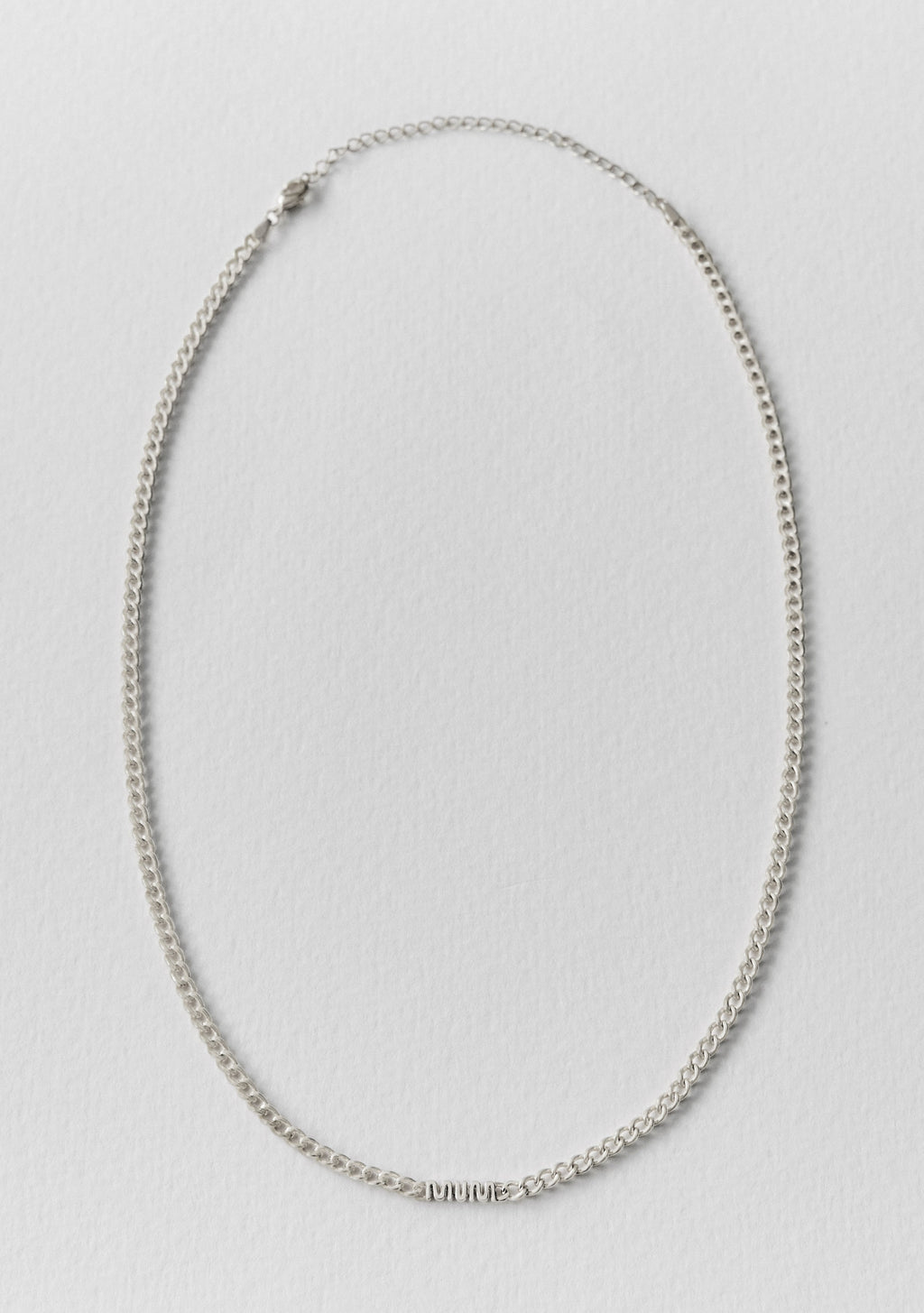 MUM Chain Necklace - Silver