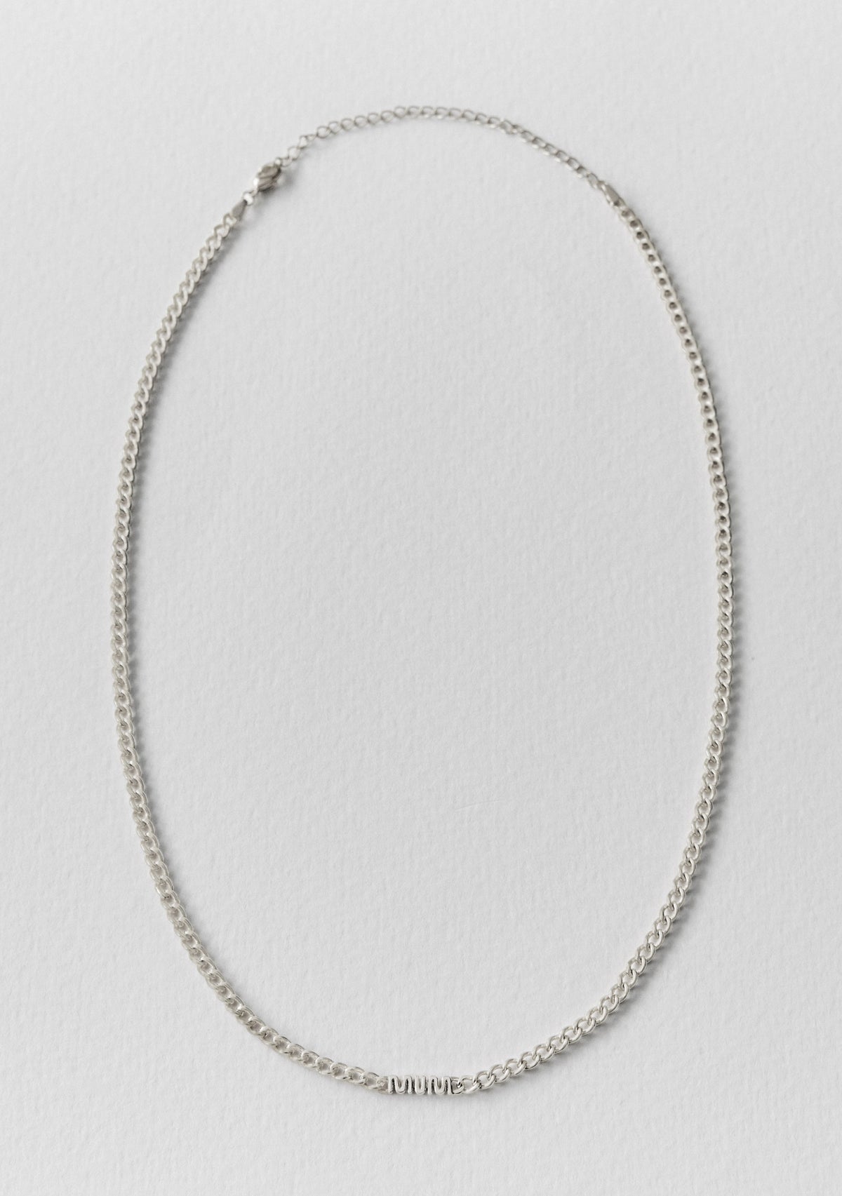 MUM Chain Necklace - Silver