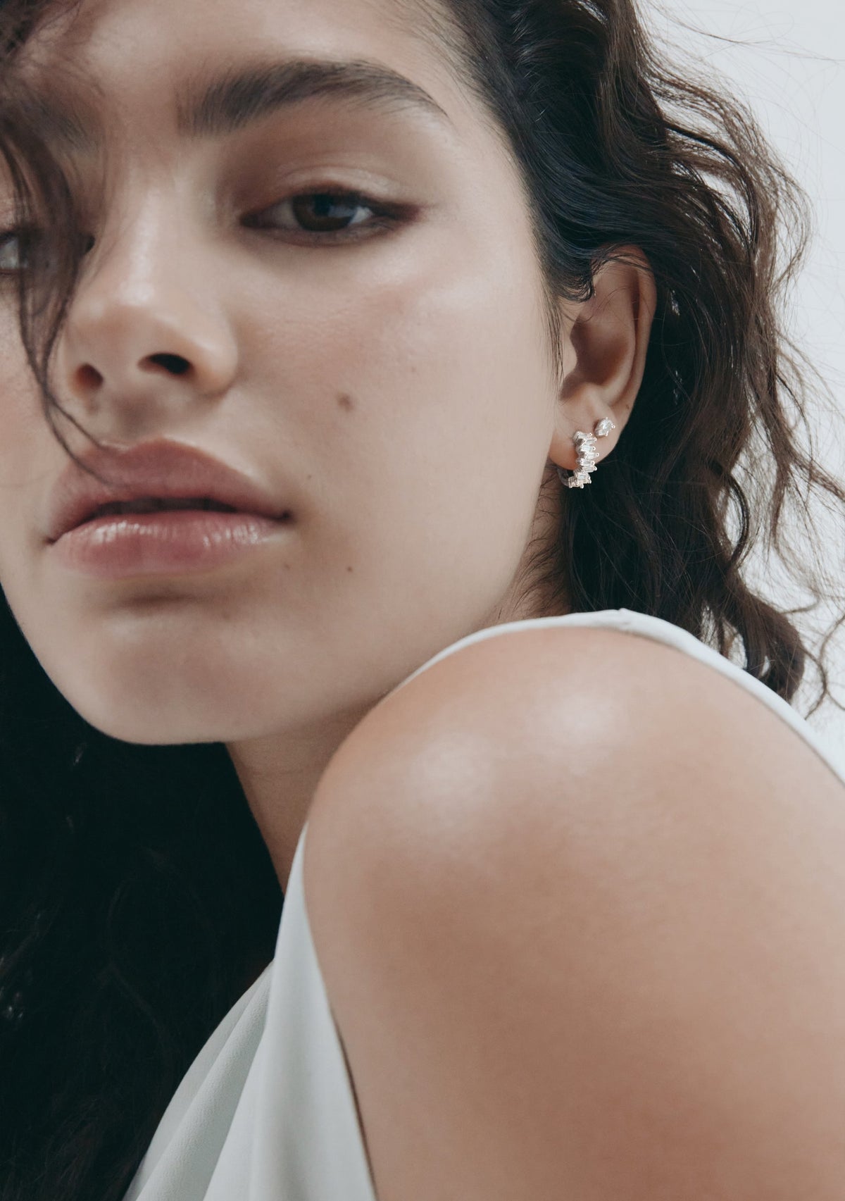 Valentine Stud - Single - Silver
