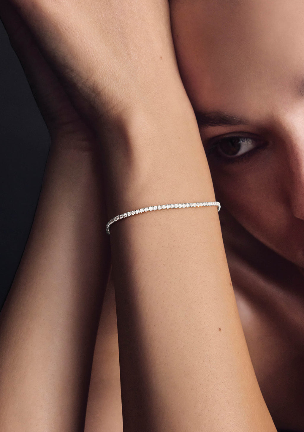 Palais Fine Tennis Bracelet - Silver