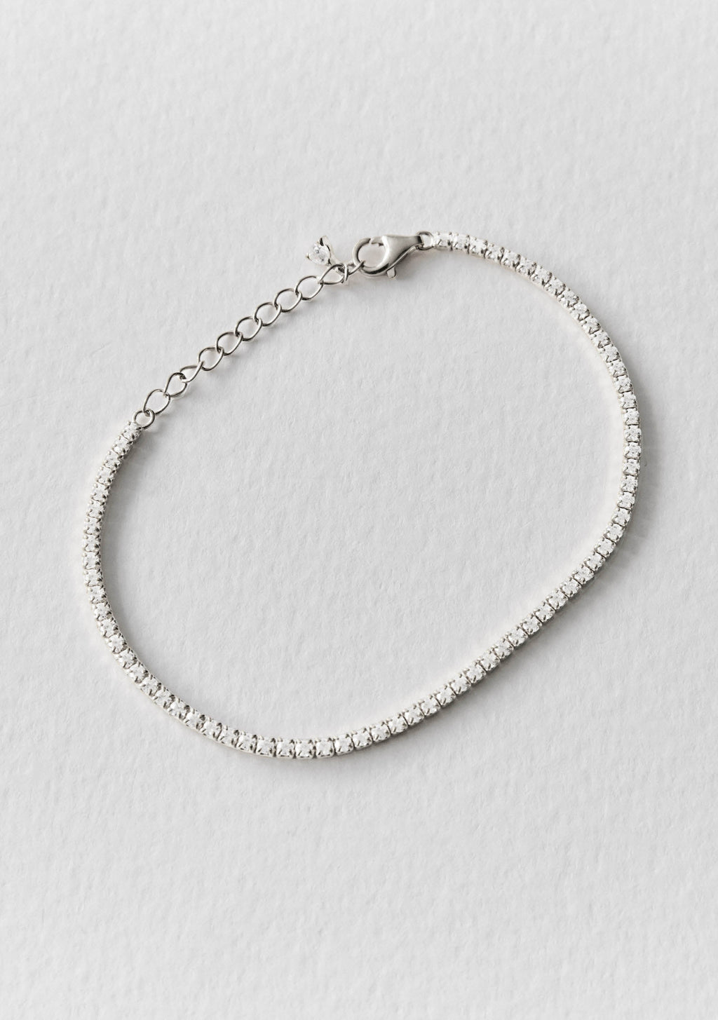 Palais Fine Tennis Bracelet - Silver